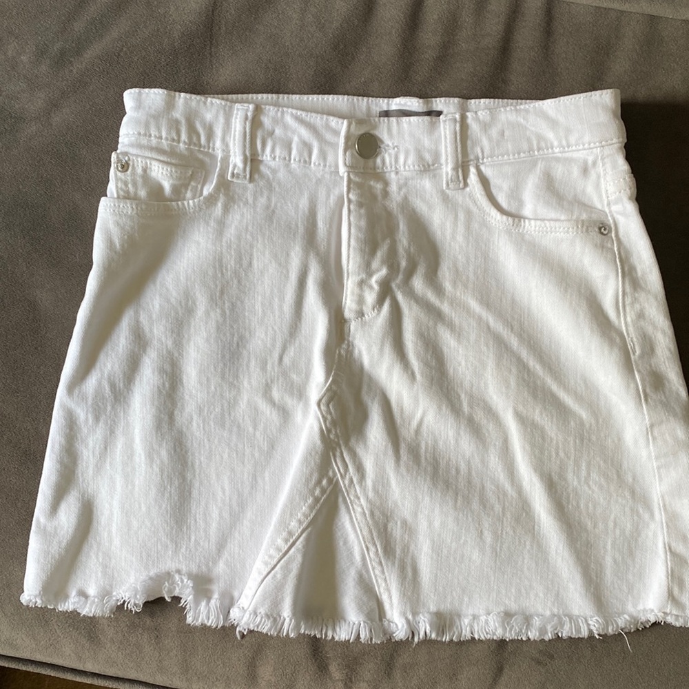 DL1961 girls white denim skirt